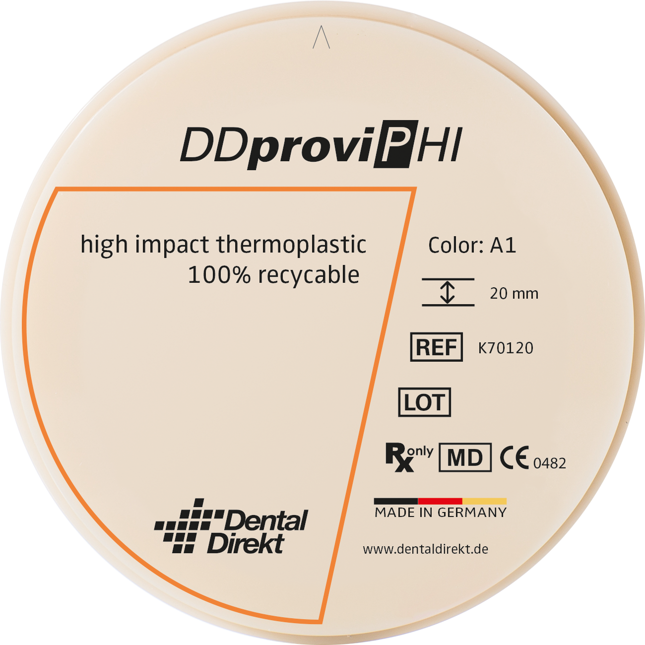U03458.png Dental Direkt provi PHI 98x20mm – Bild 1
