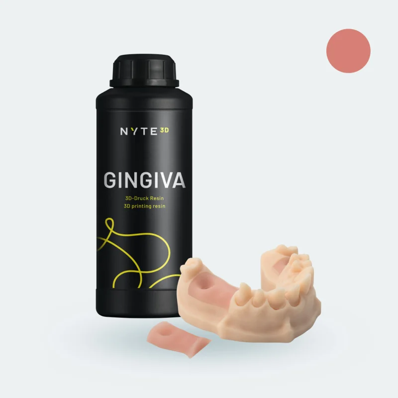 U03516.webp NYTE3D Gingiva Resin | 500 g, 1 Stück – Bild 1