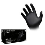 Nitrilhandschuhe, schwarz, puderfrei, Style Black by Med-Comfort, 1 Box a 100stück