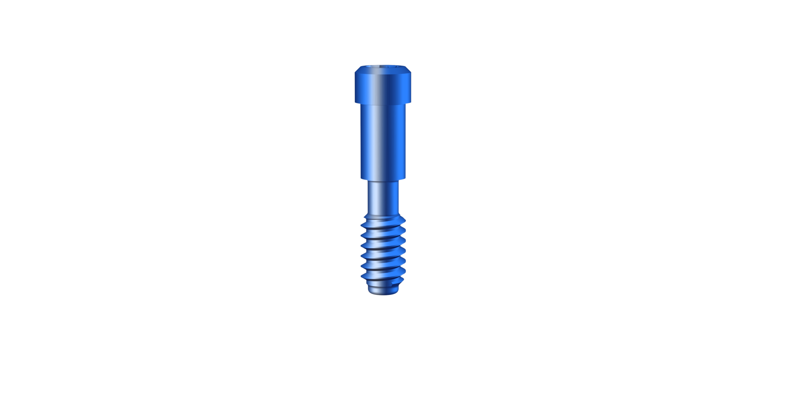 U04624.png Dental Direkt Lab Screw (blau) Ø 3.5mm (NP), NRE-Serie, 1 Stück – Bild 1
