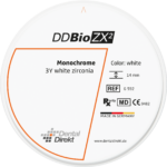DD Bio ZX² Zirkonoxid, 98H20, weiß, 1 Stück