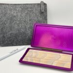 ALL-IN-CERAMIC TO-GO-Platte LILA mit Steinplatte