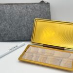 ALL-IN-CERAMIC TO-GO-Platte GOLD mit Steinplatte